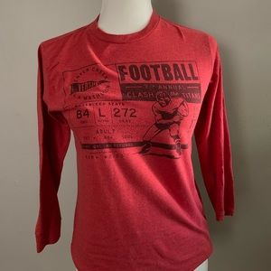 Boys Long Sleeve Football T-Shirt